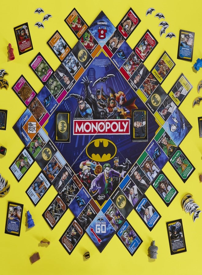 HASBRO - GAMING Monopoly Batman Edition Board Game | Monopoly Game for Batman Fans | Ages 8 and Up | 2 to 4 Players | Family Games | Strategy Games for Kids and Adults - Image 3